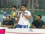 VISHABHARDWAJ AT INAUGRATION OF NEW TENIS COURT AT MUMBAI   14