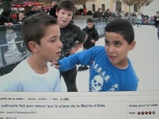 Patinoire synthetique Ecogliss Ales 2011