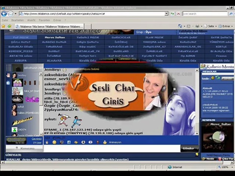 www.tiklabence.com  Sesli Chat, Sesli Sohbet, Seslichat, Seslisohbet, Kameralı Chat, Görüntülü Sohbet