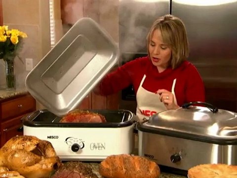 Nesco American Harvest 4808-25-20 18-Quart Roaster Oven with Stainless Steel Cookwell Review