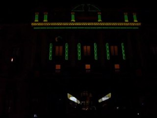 Flipper géant Place Célestins Lumières 2011