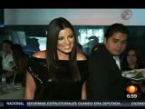 Maite Perroni en la presentación del nuevo disco de Mane de la Parra