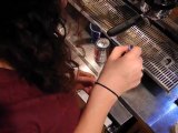 Latte baristas dazzle with steamy foam art