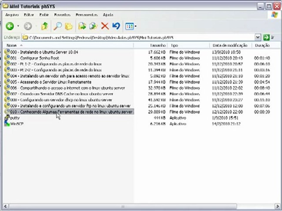 Video Aulas Servidor DNS, FTP, SSH, DHCP e Ferramentas de Rede Linux