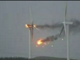Wind turbine bursts into flames near Ardrossan