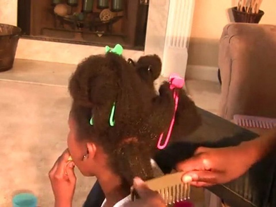 Detangling Niña Pelo Afro Natural 4b 4c Pre-wash