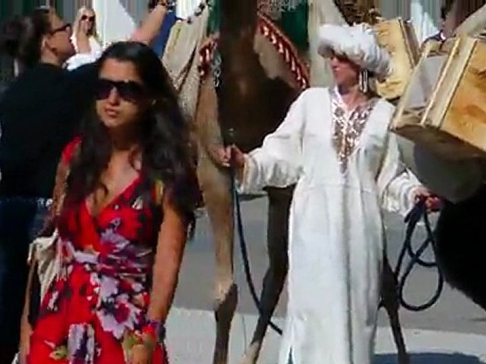 Uncharted 3 Camel Promo at Gamescom 2011