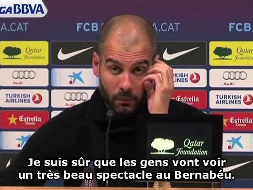 Guardiola : "Savoir qui est le meilleur"