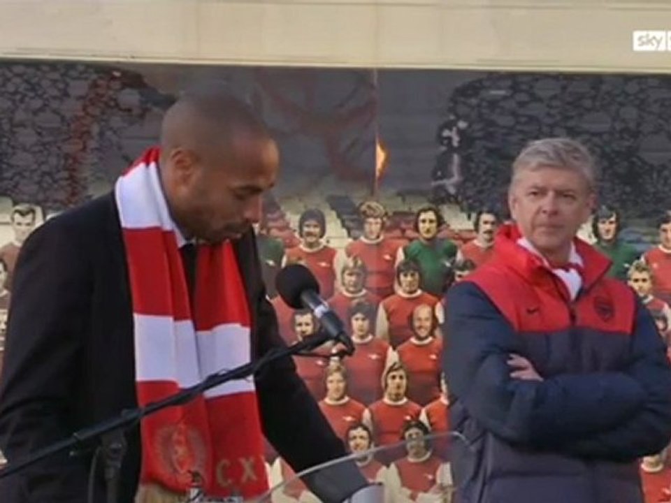 Thierry Henry, une statue en larmes...