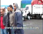 Siverek'te Kar Yağışı Siverek- Diyarbakır Karayolunu Kapadı