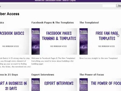 The Social Networking Academy Free Members Area