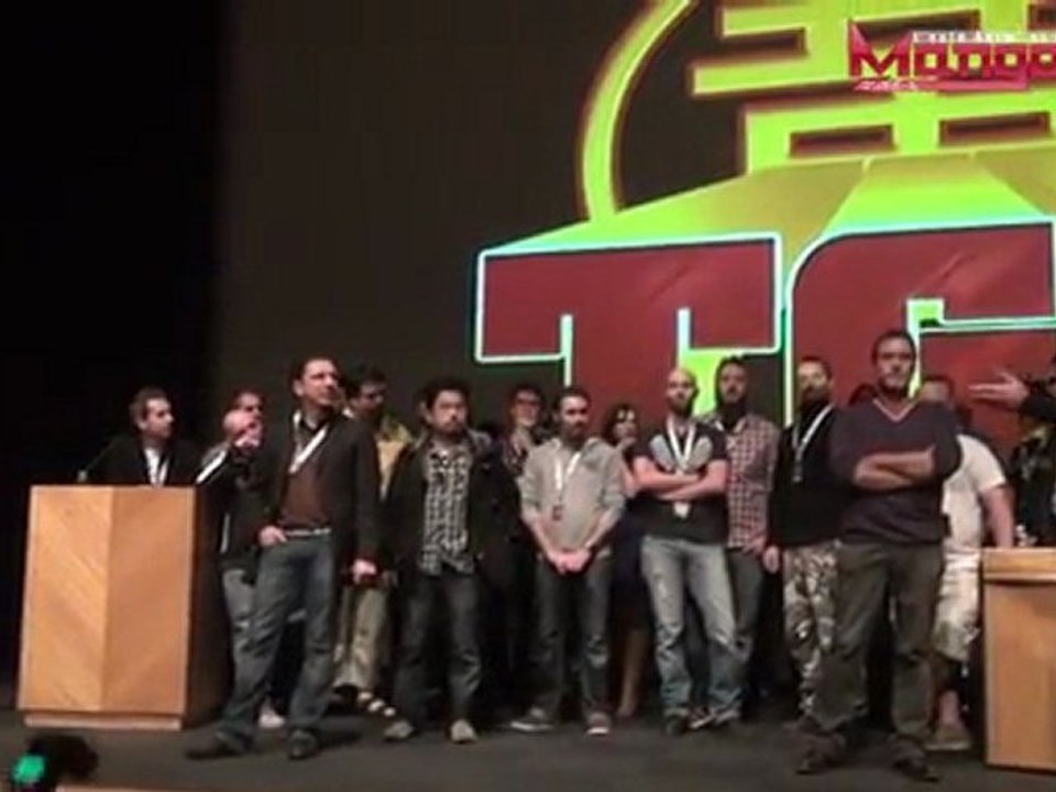 La cérémonie d'ouverture du Toulouse Game Show 2011