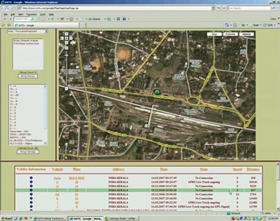 Vehicle Tracking System (IVTS)