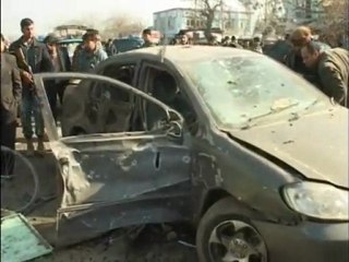 Afghan bicycle bomb kills two, injuries 16