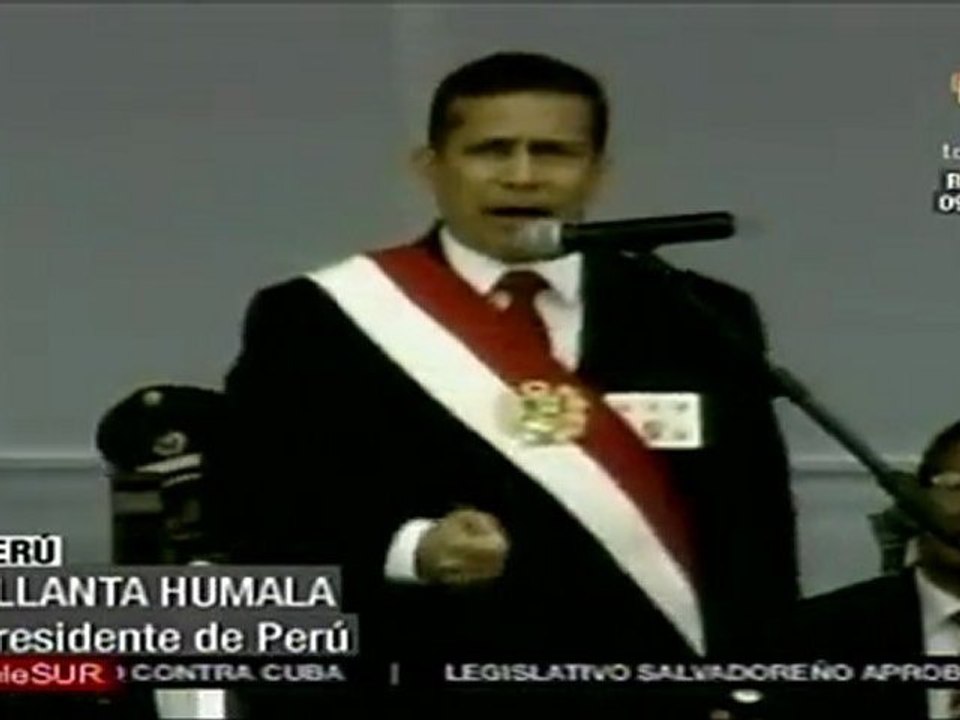 Perú: Humala cancela su viaje a Argentina