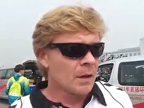 Saxo Bank - SunGard director sportif Philippe Mauduit talking about his experiences in China, Tour of Beijing 2011