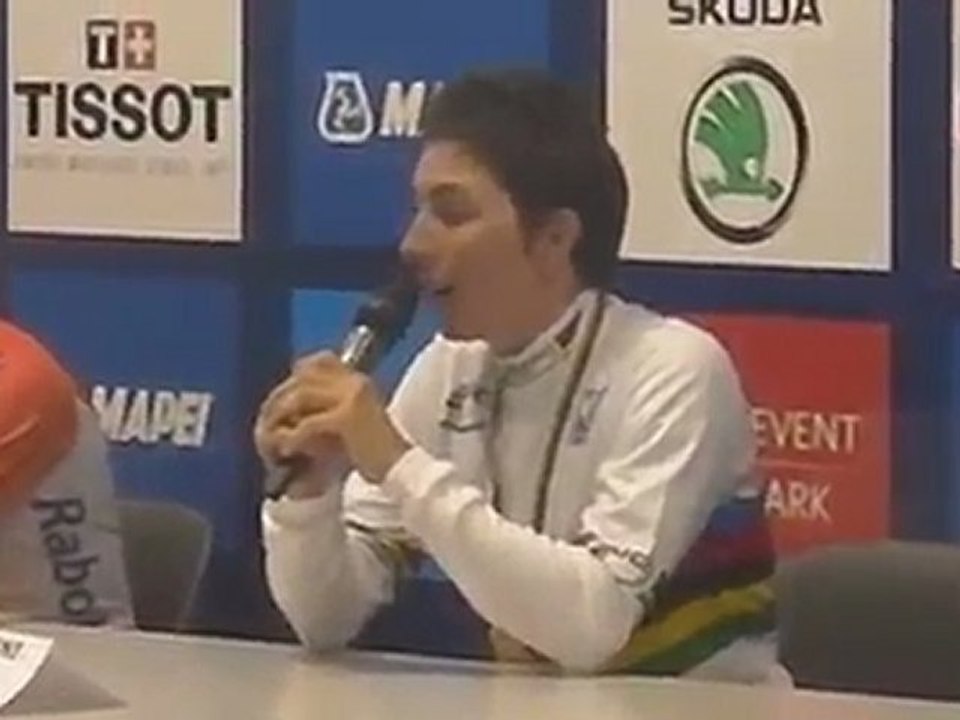 Giorgia Bronzini on winning women's Worlds