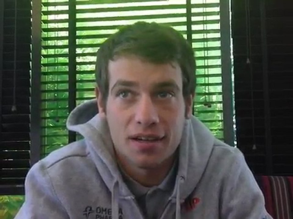 Adam Blythe makes a point on his experience with Lotto