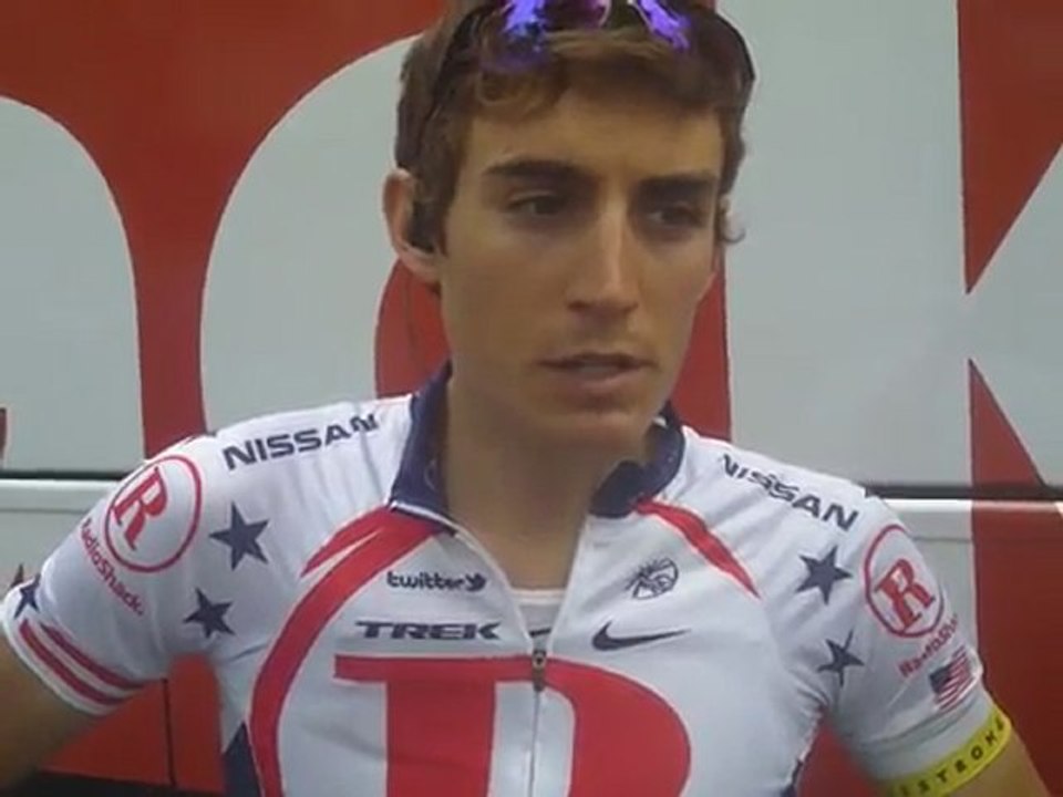 RadioShack's Matthew Busche at the Tour of Poland
