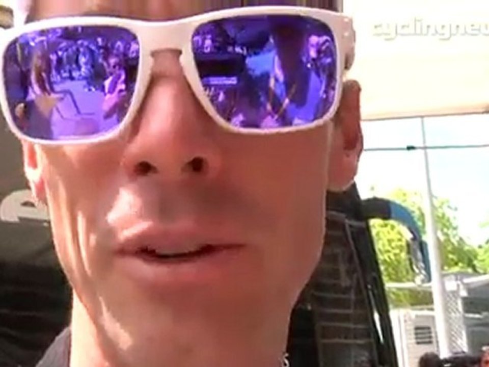 David Millar after Tour de France stage 20 timetrial