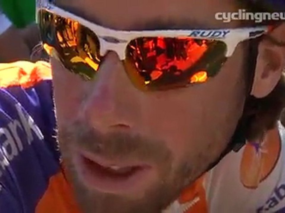 Laurens ten Dam at start of Tour de France stage 18