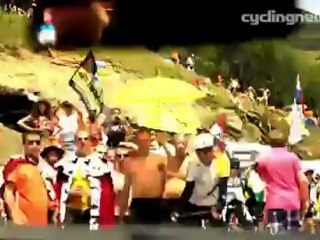 Alpe d'Huez climb on Tour de France stage 19