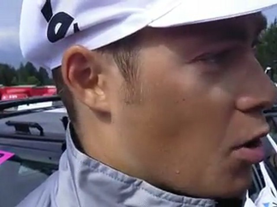 Tom Danielson on his stage 14 ride at the Tour de France