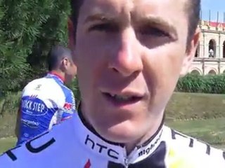 Matt Goss (HTC-Highroad) on his Tour de France debut