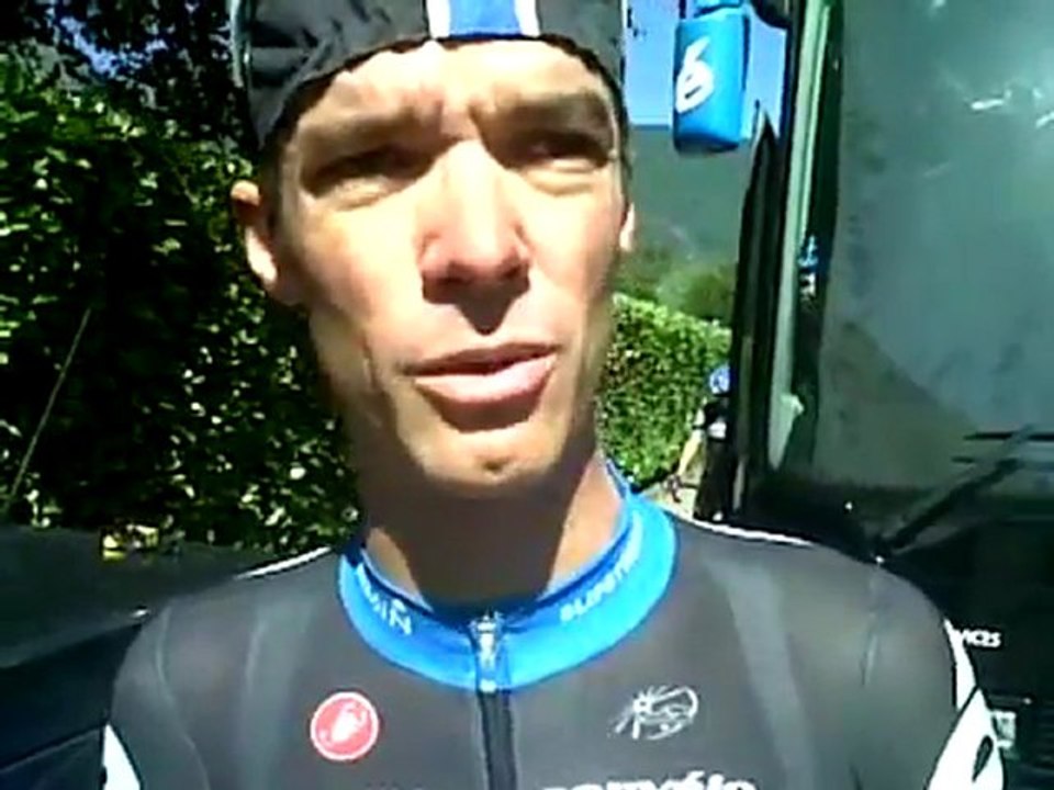 David Millar (Garmin-Cervelo) talks about the final time trial stage of the Giro d'Italia