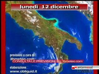 Previsioni del tempo, lunedì 12 dicembre