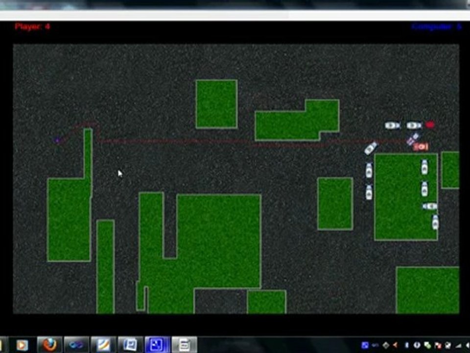 Cops N Robbers Game demo showing path finding and object avoidance