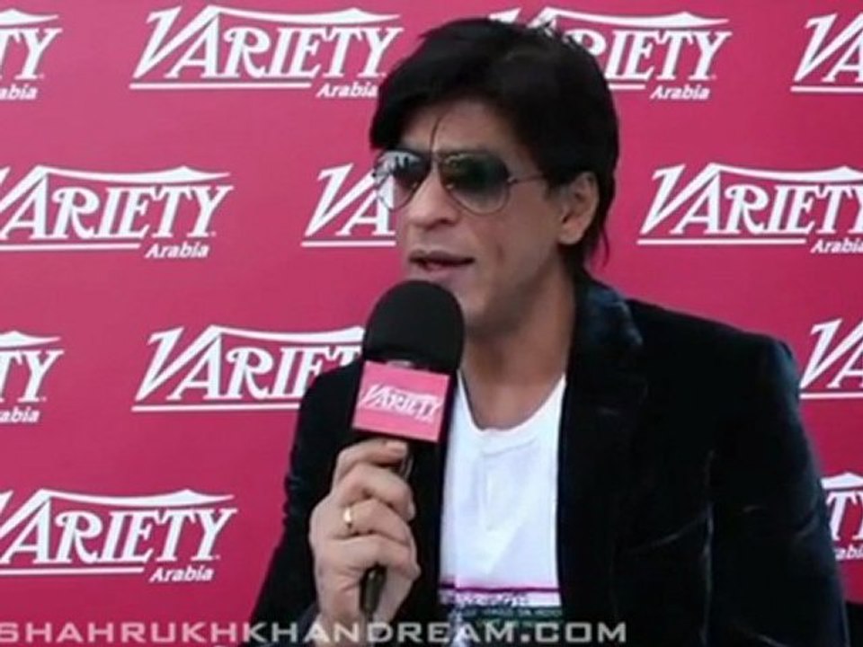 Shahrukh Khan and  Variety Arabia Studio, Dubai International Film Festival 2011