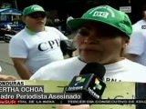 Periodistas exigen garantías para trabajar en Honduras