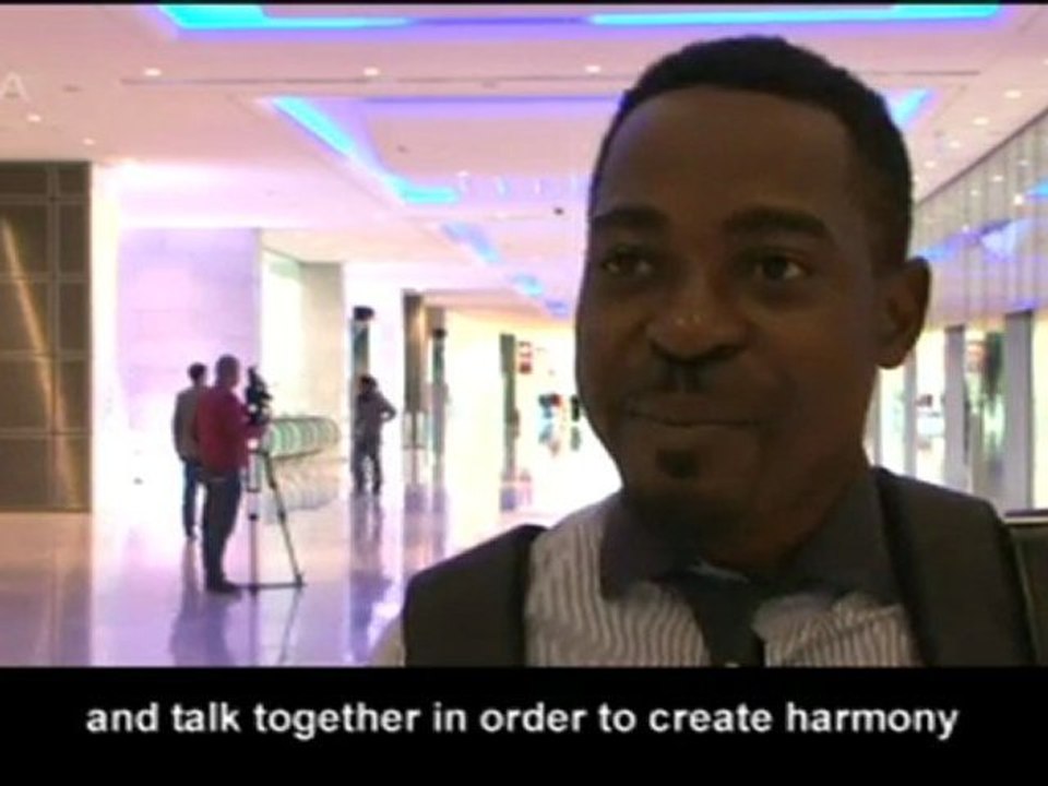 Interview   Andy Roland Nziengui at the Youth Preparatory event, 4th United Nations Alliance of Civilizations