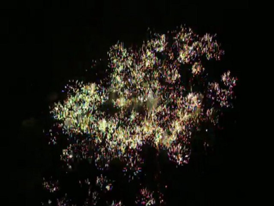 Feu D'Artifice D'Oyonnax pour la fêtes de L'Hiver 2011 Part 2