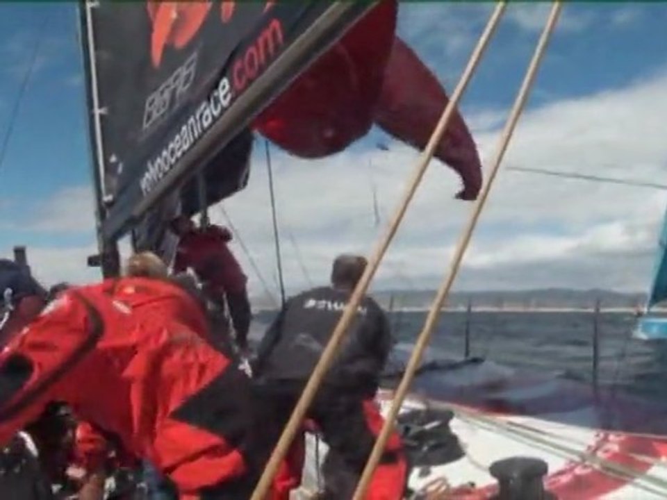 Volvo Race : Telefonica remporte la régate côtière du Cap