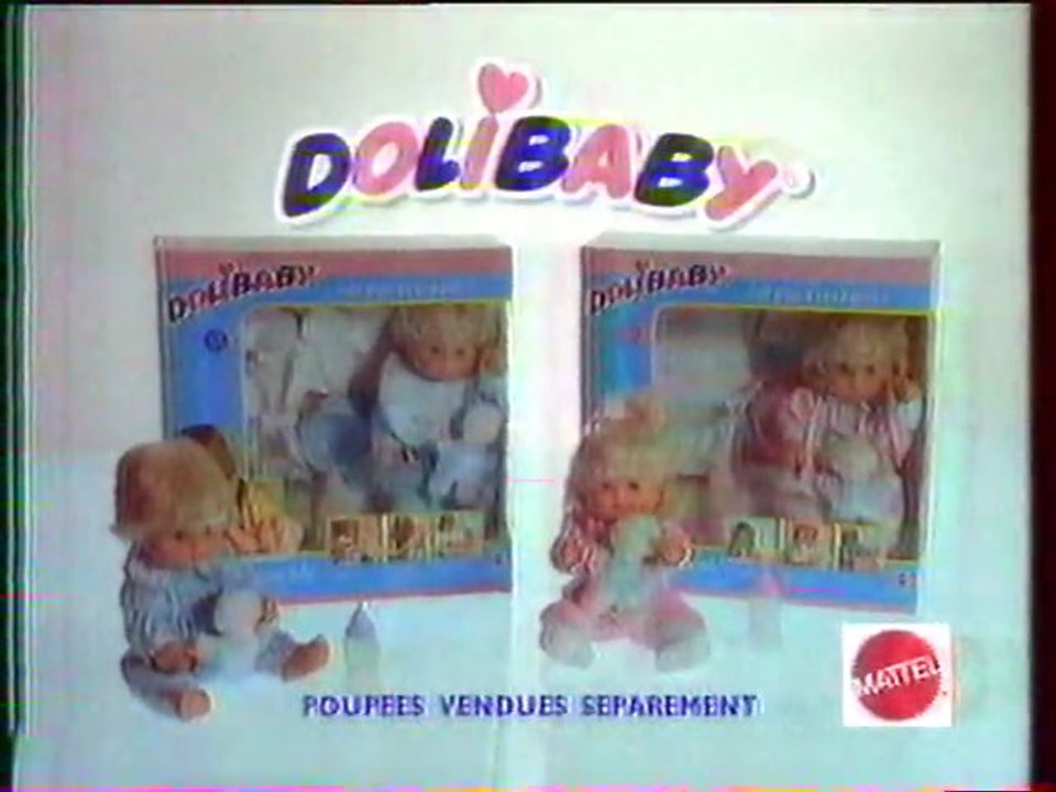 Publicité Dolibaby Mattel 1994