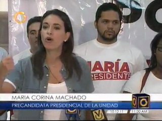 María Corina Machado presentó la "revolución del emprendimiento"