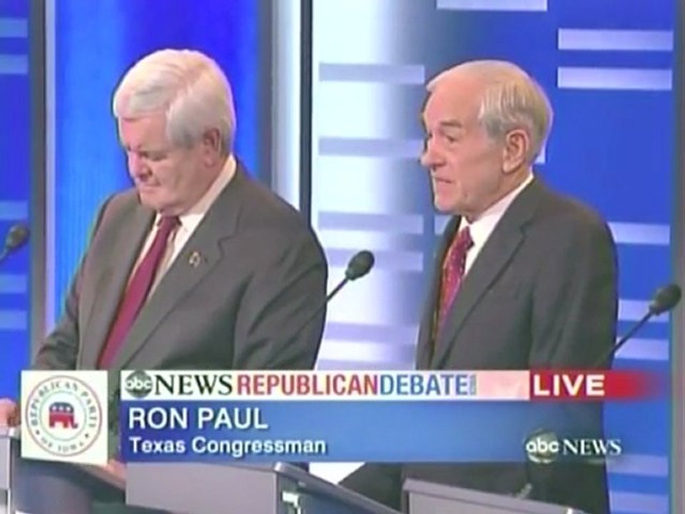 All Of Ron Paul's Responses At The ABC GOP Debate