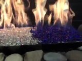 Lincoln Fireplace Low Cost UPGRADE Gas Log, Bead, Glass Options