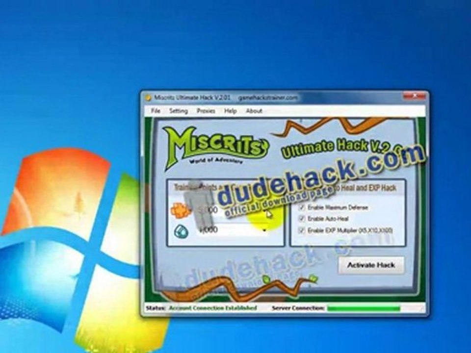 Miscrits Cheats 2012 V1.02 (Miscrits Cheats for Training Points)