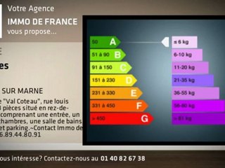 A vendre - 3 PIECES - NEUILLY SUR MARNE - 3 pièces - 56m²