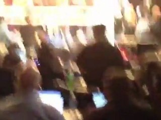 Micheal buffer announcing winner of the Amir Khan Peterson