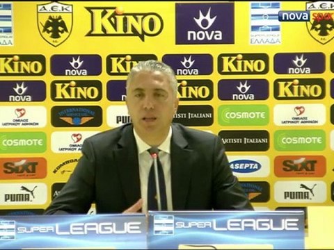 ΑΕΚ- ΠΑΣ Γιάννινα - Η συνέντευξη Τύπου - (10-12-2011) - by scholianos.blogspot.com