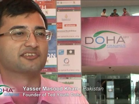 Interview Yasser Masood Khan at the Youth Preparatory event, 4th United Nations Alliance of Civilizations