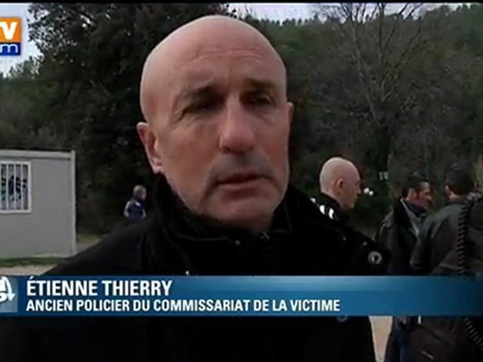 Hommage au policier tué à Vitrolles