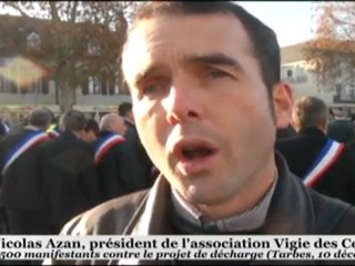 Tarbes Manifestation contre la décharge