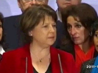 AUBRY a fait semblant de ne pas comprendre que MONTEBOURG faisait le ménage pour HOLLANDE