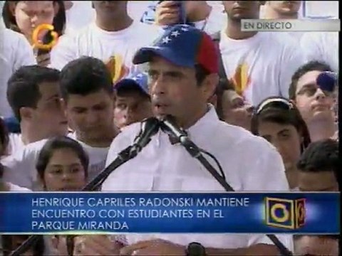 Capriles Radonski: Vamos a demostrar que sí se puede gobernar para todos
