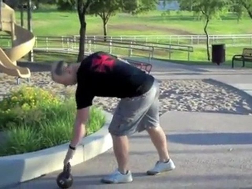 Kettlebell Fat Loss Training - Kettlebell Lunge